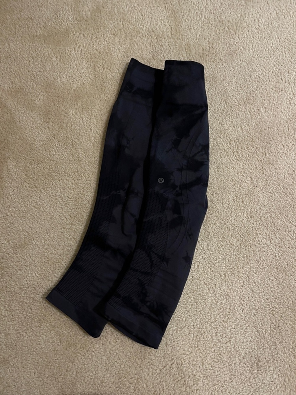 lululemon athletica Black Tie-Dye Leggings